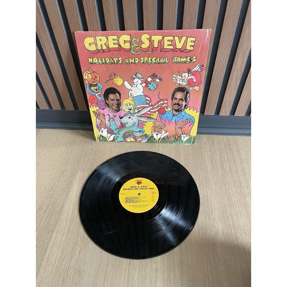 Greg & Steve Holidays and Special Times Vinyl LP 1989 Youngheart YR009-R Kids
